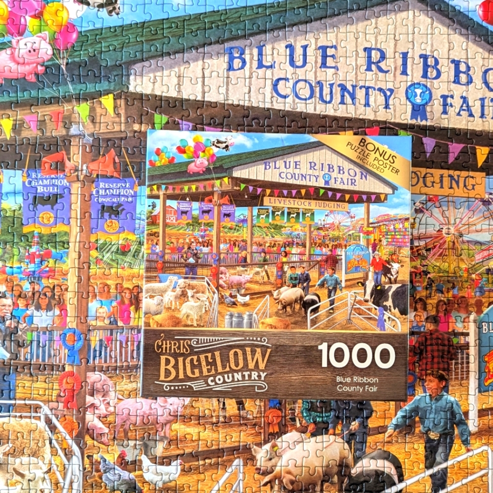 🧩 Blue Ribbon County Fair 1000 Piece Puzzle